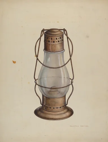 Lantern by Samuel W. Ford, index of american design, 1939