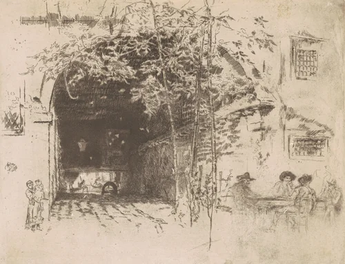 The Traghetto, No. 2 by James McNeill Whistler, print, 1880