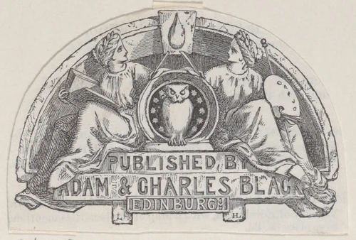 Trade Card for Adam & Charles Black, Publishers by anonymous, print, 1800-1900
