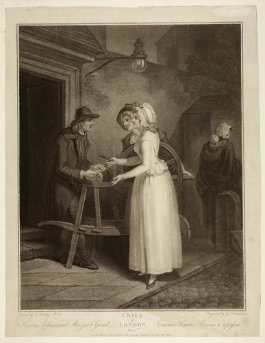 Knives, Scissars, and Rotors to Grind by Giovanni Vendramini
Francis Wheatley, print, 1795