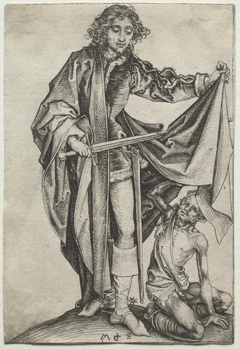 St. Martin by Martin Schongauer, print, 1480-1495