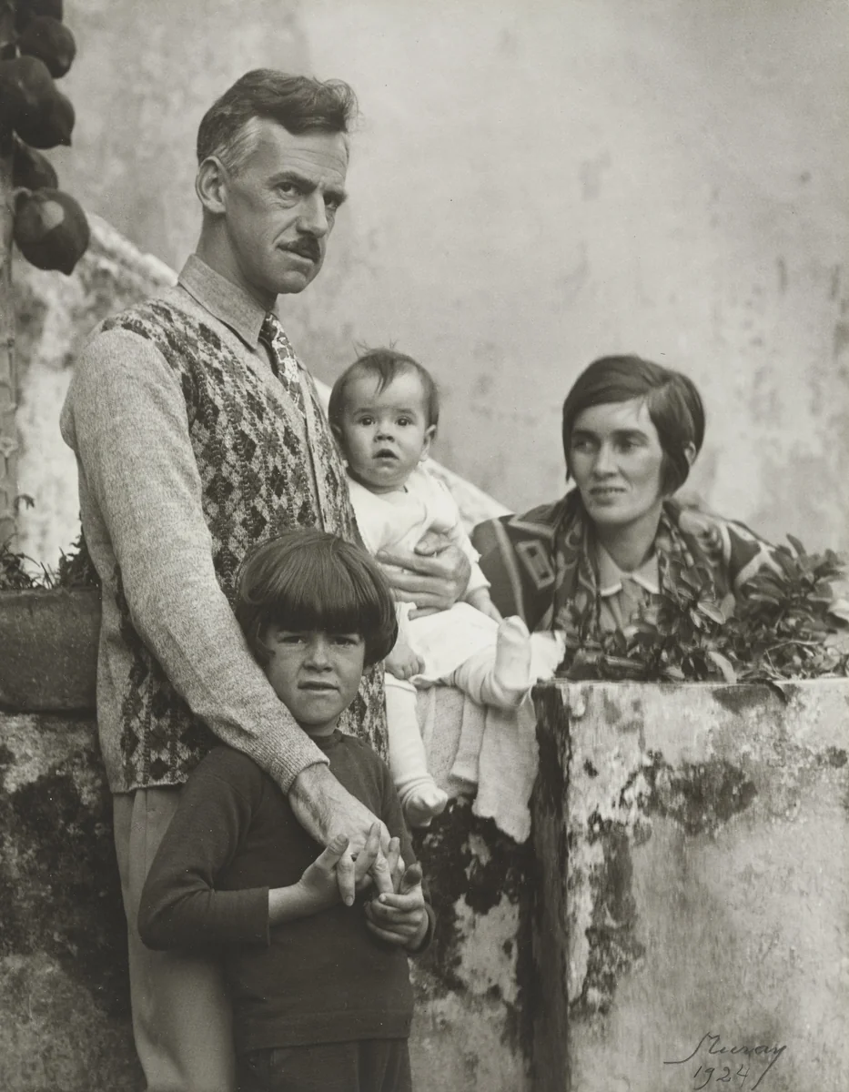 Eugene O'Neill and Family by Nickolas Muray, photograph, 1924