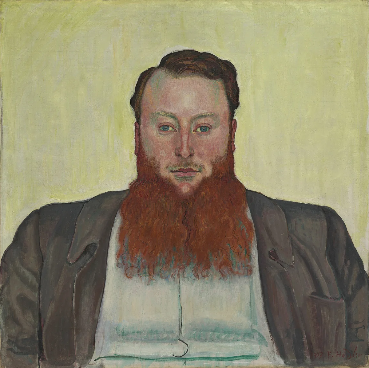 James Vibert, Sculptor by Ferdinand Hodler, painting, 1907