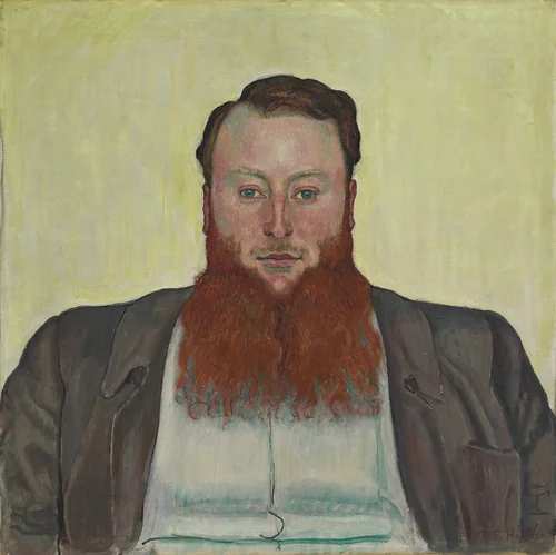 James Vibert, Sculptor by Ferdinand Hodler, painting, 1907