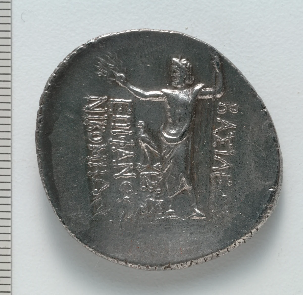 Tetradrachm: Zeus, eagle (reverse) by Unknown, metalwork, -149--120