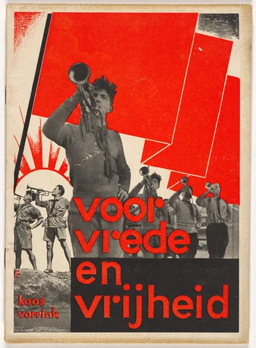 For Peace and Freedom: Three Political Essays (Voor Vrede en Vrijheid: Een drietal politieke opstellen) by Koos Vorrink by Fré Cohen, design, 1932
