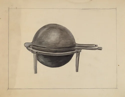 Coffee Roaster by Karl Joubert, index of american design, 1935
