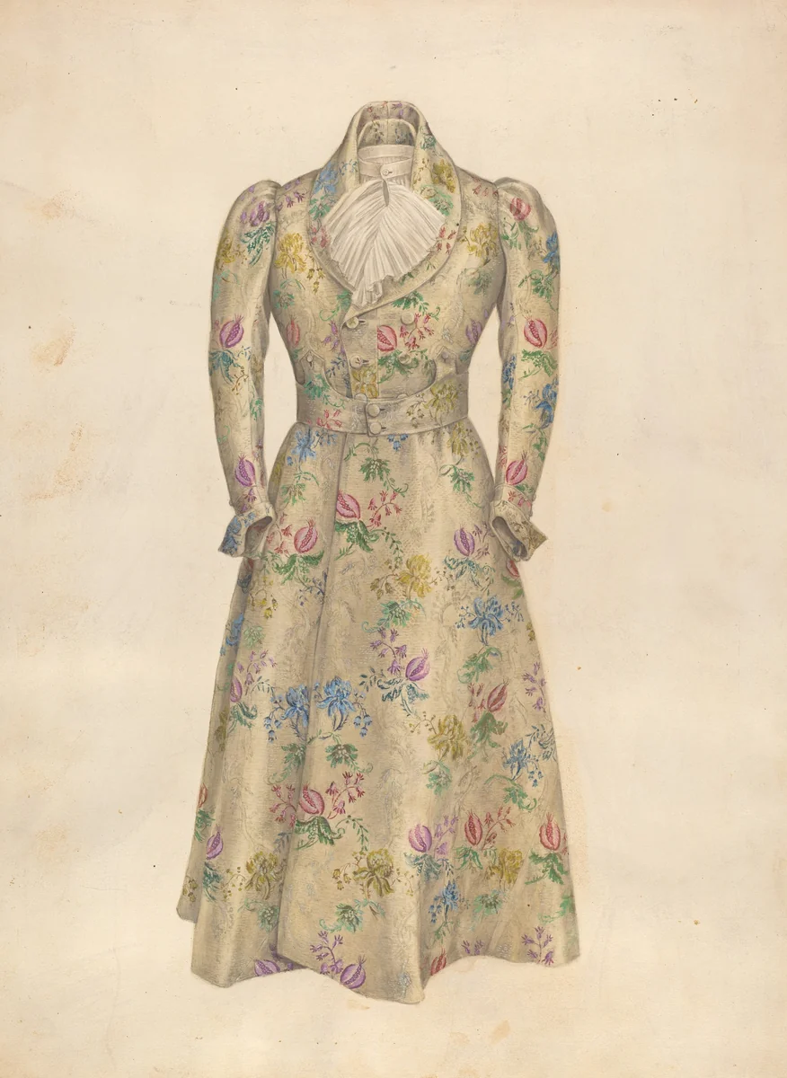 Man's Coat by Henry De Wolfe, index of american design, 1939