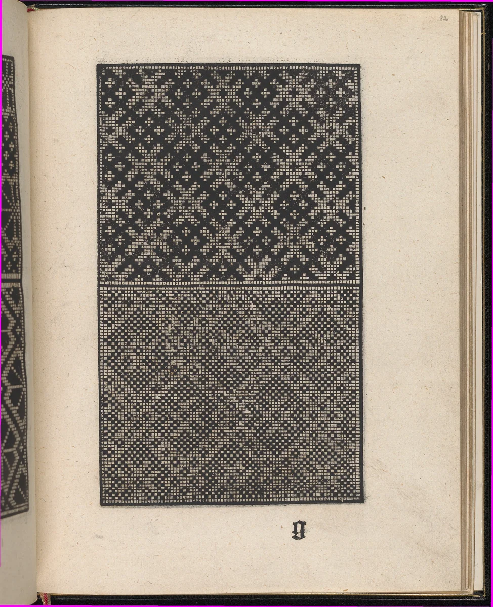 Page from Ein new kunstlich Modelbuch...(Page 32r) by Peter Quentel, book, 1544