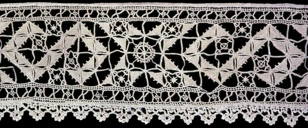 Border (From a Pillow Cover) by Italy, textile, 1550-1600