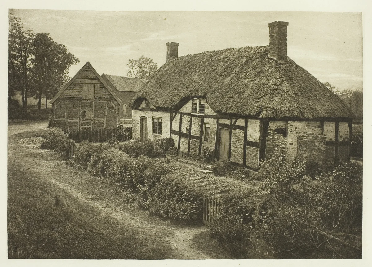 Izaak Walton's House at Shallowford, Staffordshire by Peter Henry Emerson, print, 1888