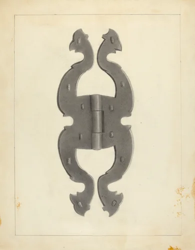 Hinge by Joseph Stonefield, index of american design, 1939