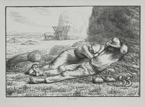 Four Hours of the Day: Noon by Adrien Lavieille, print, 1860