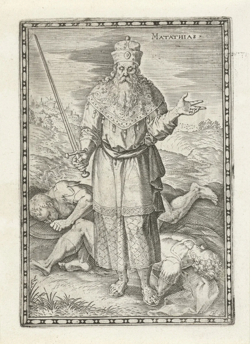 Mattatias by Unknown, print, 1575