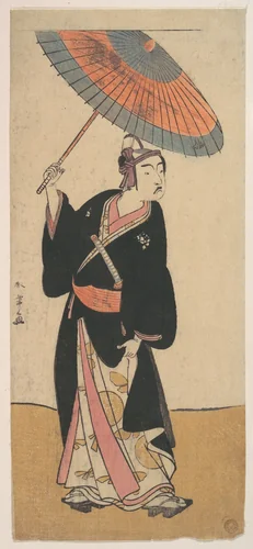 The Third Ichikawa Yaozo in the Role of Otokodate Sukeroku by Katsukawa Shunshô (勝川春章), print, 1784