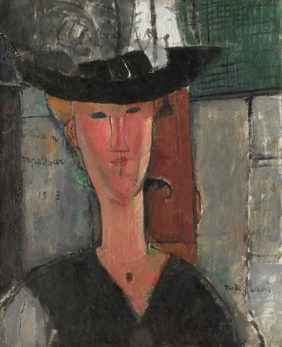 Madam Pompadour by Amedeo Modigliani, painting, 1915