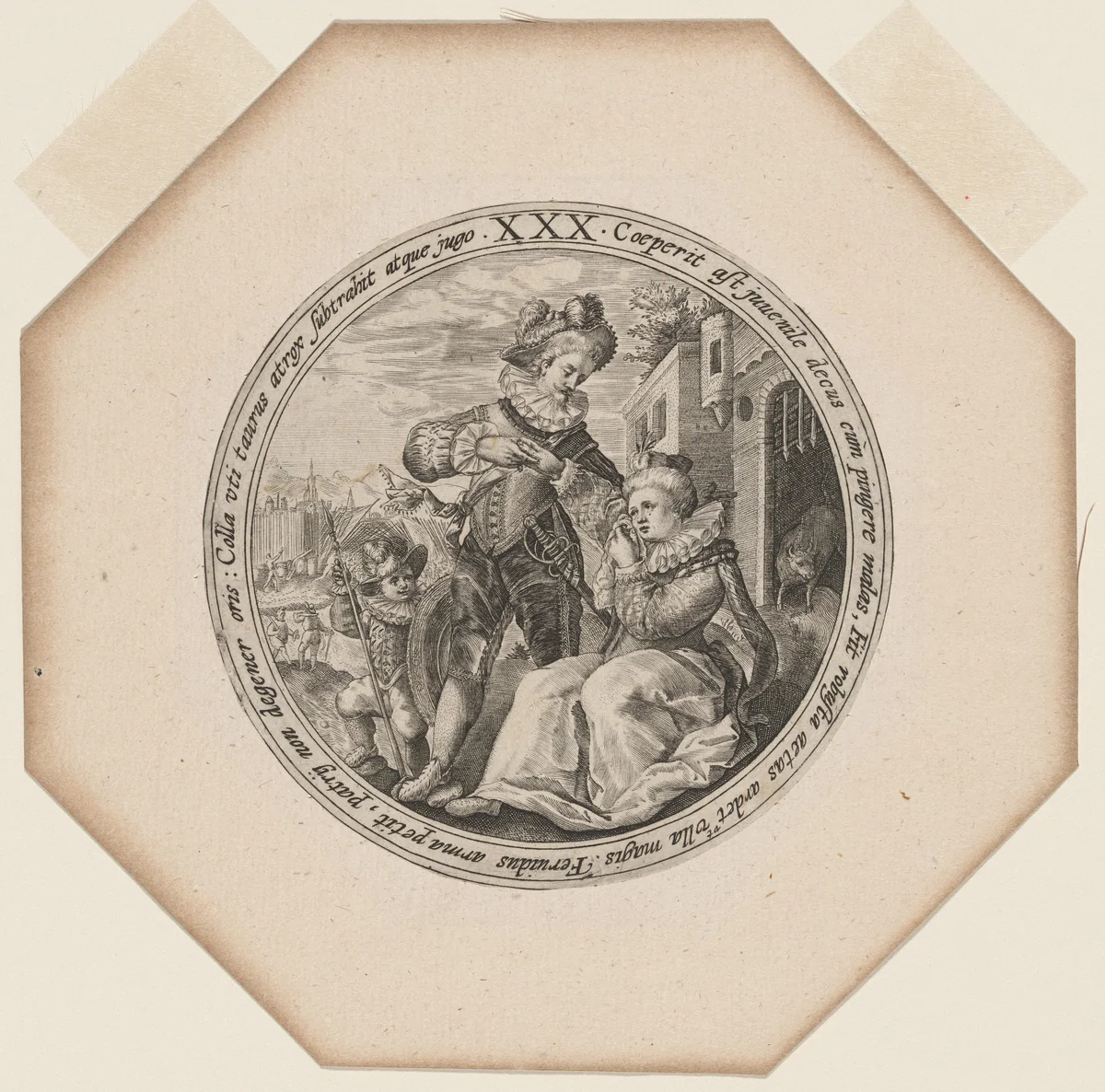 XXX: Thirty Years by Crispijn van de Passe I, print, 1594-1599