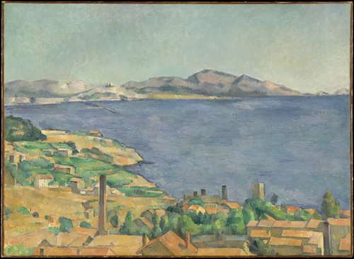 The Gulf of Marseille Seen from L'Estaque by Paul Cézanne, painting, 1880-1890