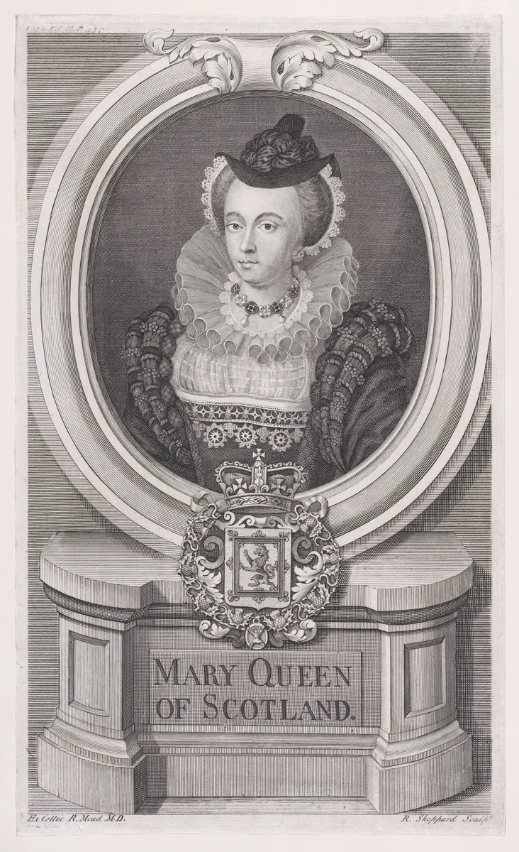 Mary, Queen of Scots, from "The History of England" by Robert Sheppard, print, 1773