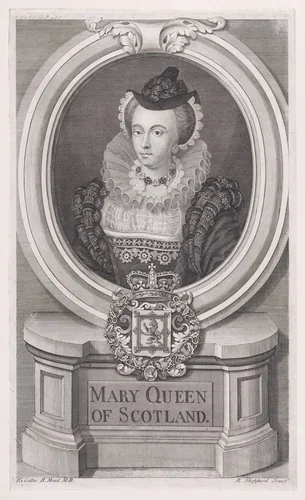 Mary, Queen of Scots, from "The History of England" by Robert Sheppard, print, 1773