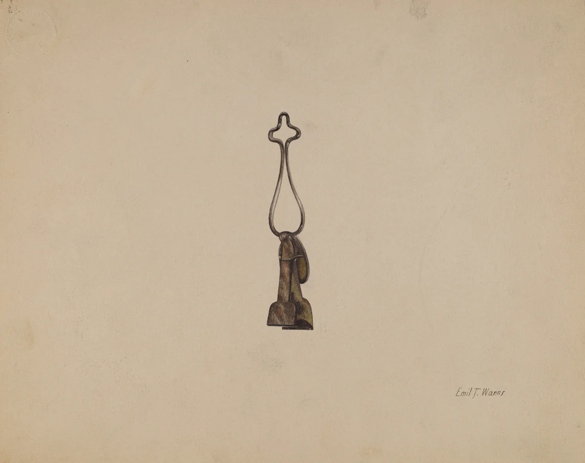 Skirt Hook by Emil Warns, index of american design, 1940