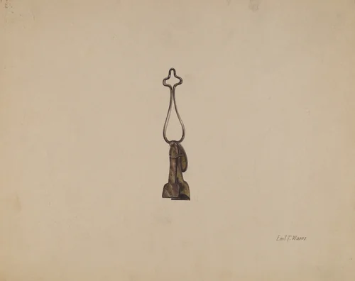 Skirt Hook by Emil Warns, index of american design, 1940