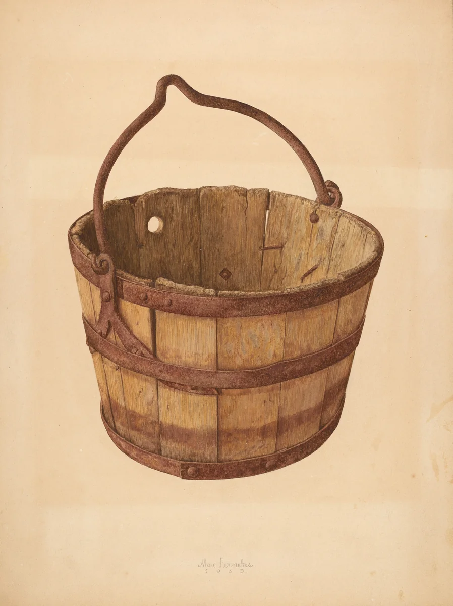 Miner's Ore Bucket by Max Fernekes, index of american design, 1939
