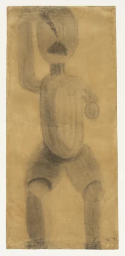 Study related to The First Step by Constantin Brâncuși, drawing, 1913