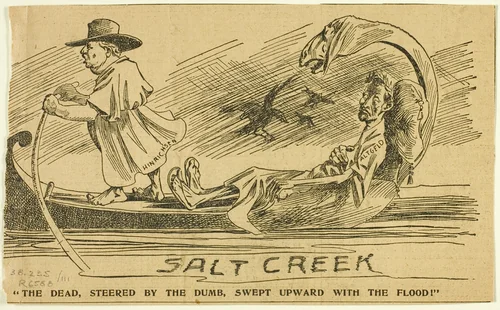The Dead, Steered by the Dumb, Swept Upward with the Flood by Unknown Artist, print, 1896