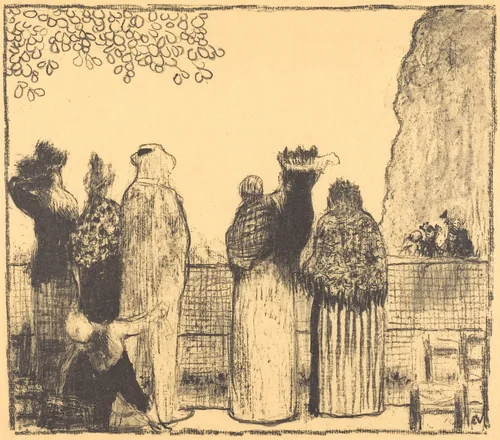 The Tuileries (Les Tuileries) by Edouard Vuillard, print, 1895