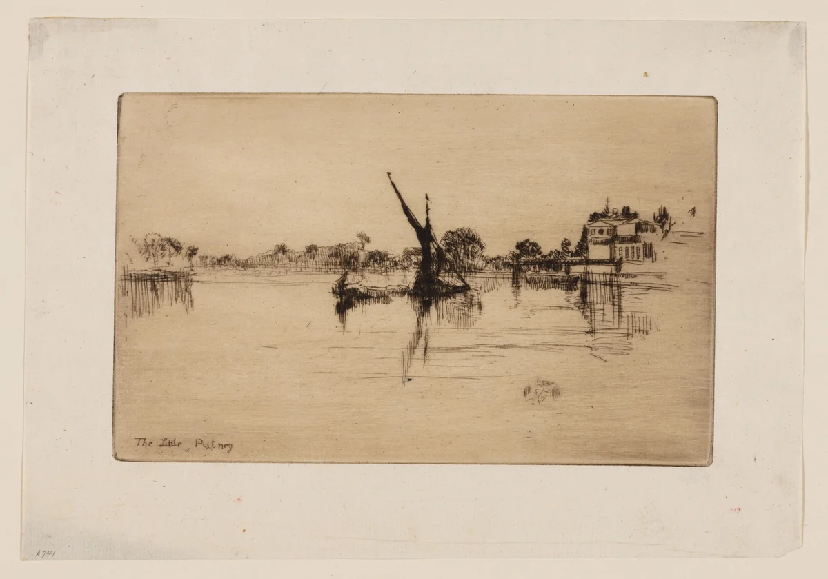 The Little Putney by James McNeill Whistler, print, 1879