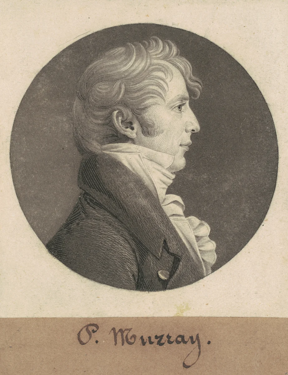 Philip Norborne Nicholas by Charles B. J. Févret de Saint-Mémin, print, 1803-1813