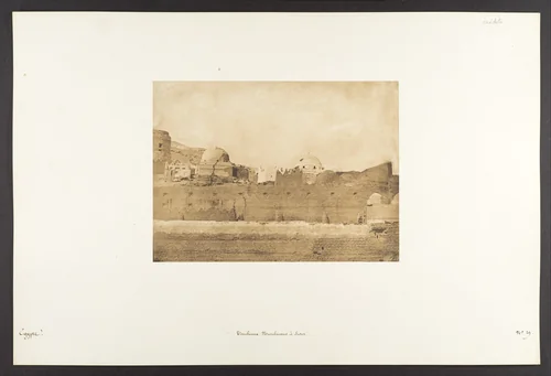 Tombeaux Musulmans à Siout by Maxime Du Camp, photograph, 1849-1850