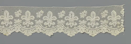 Strook kloskant met Franse lelie by anonymous, other, 1890
