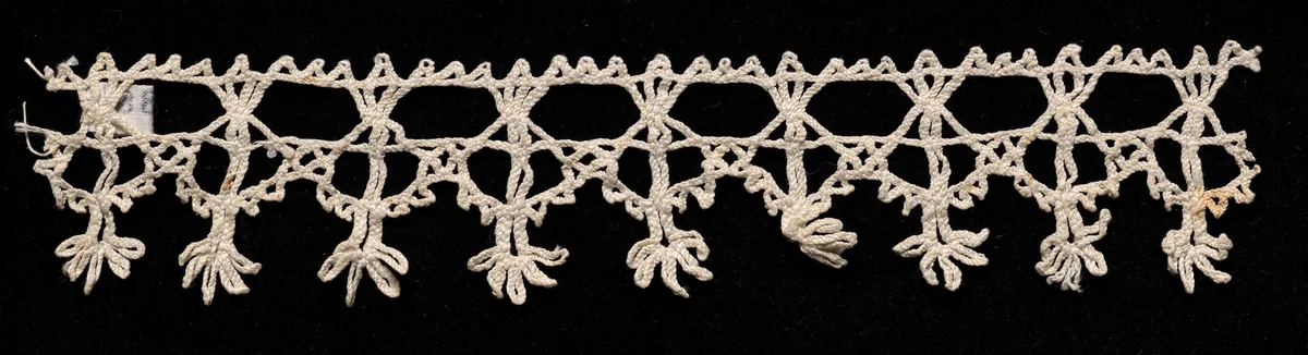 Bobbin Lace Edging of Points by Unknown, textile, 1540-1560