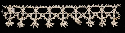 Bobbin Lace Edging of Points by Unknown, textile, 1540-1560