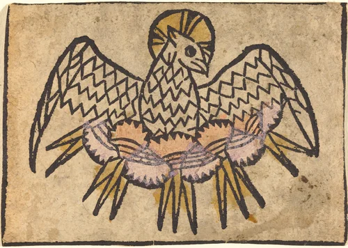 The Holy Ghost by German 15th Century, print, 1460-1470