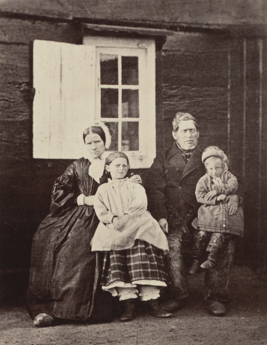 "Dr. Rudolph, his wife, and children" by George P. Critcherson, John L. Dunmore, William Bradford, photograph, 1869