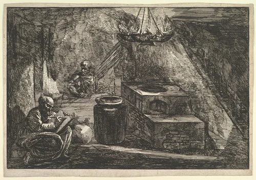 Plate 45, Volume II of "Antiquités de la Grande-Grèce" by Francesco Piranesi, print, 1802-1812