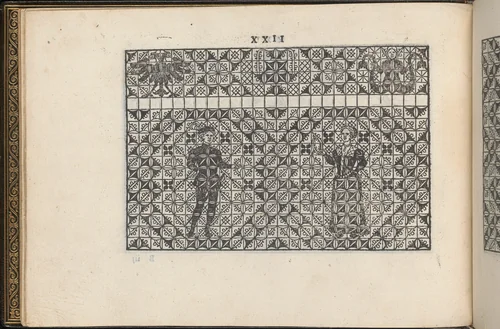 La Vera Perfettione del Disegno di varie sorti di recami, page 11 (verso) by Giovanni Ostaus, book, 1567