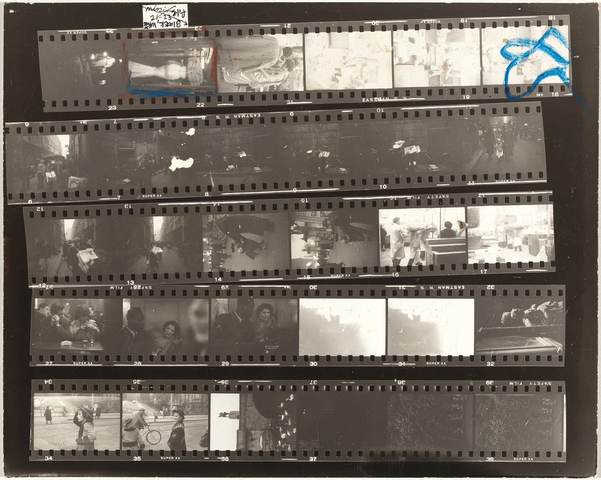 Paris 85B/Black White and Things 6 by Robert Frank, photograph, 1951-1952