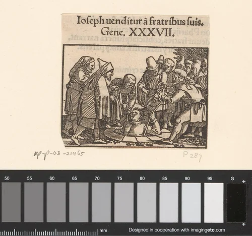 Jozef in de put by anonymous, print, 1530-1533