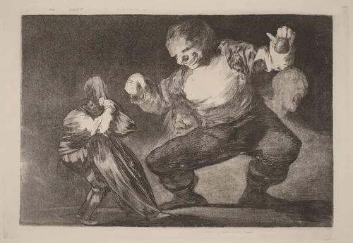 Bobalicon (Simpleton) by Francisco Goya, print, 1816