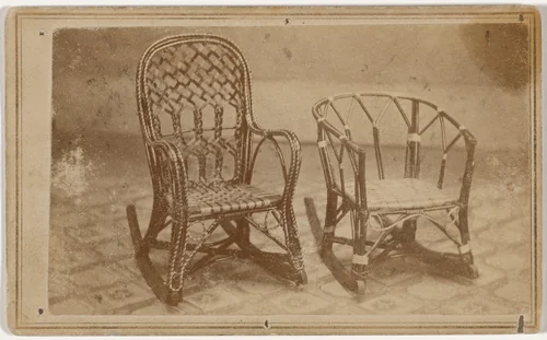 Wicker Chairs by Alex V. Olszewsky, photograph, 1860-1869
