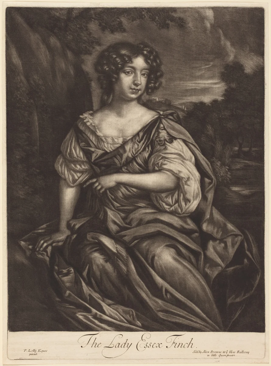 The Lady Essex Finch by Alexander Browne
Sir Peter Lely, print, 1650-1699