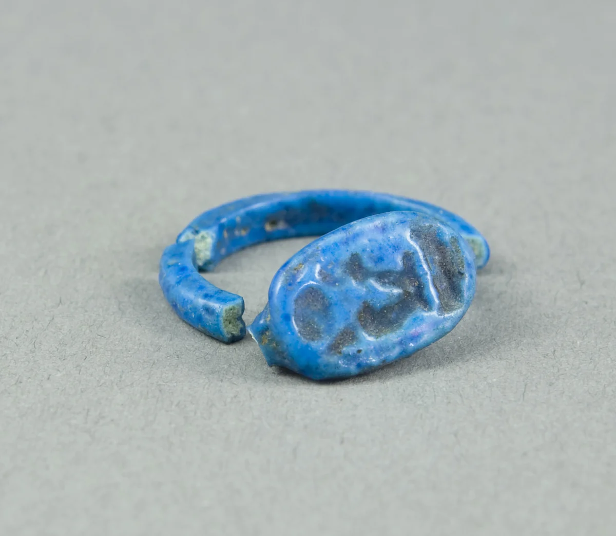 Ring: Menmaatre (Seti) by Egyptian, metalwork, -1294--1279