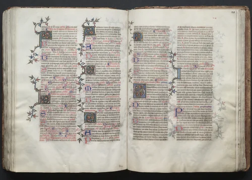 The Gotha Missal: Fol. 121r, Text by Master of the Boqueteaux, book, 1370-1380