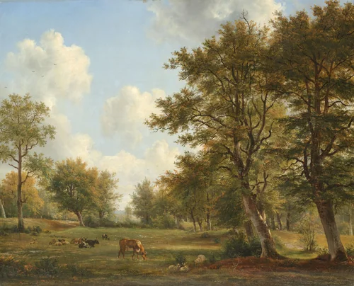 Landscape near Hilversum by George Jacobus Johannes van Os, painting, 1820-1839