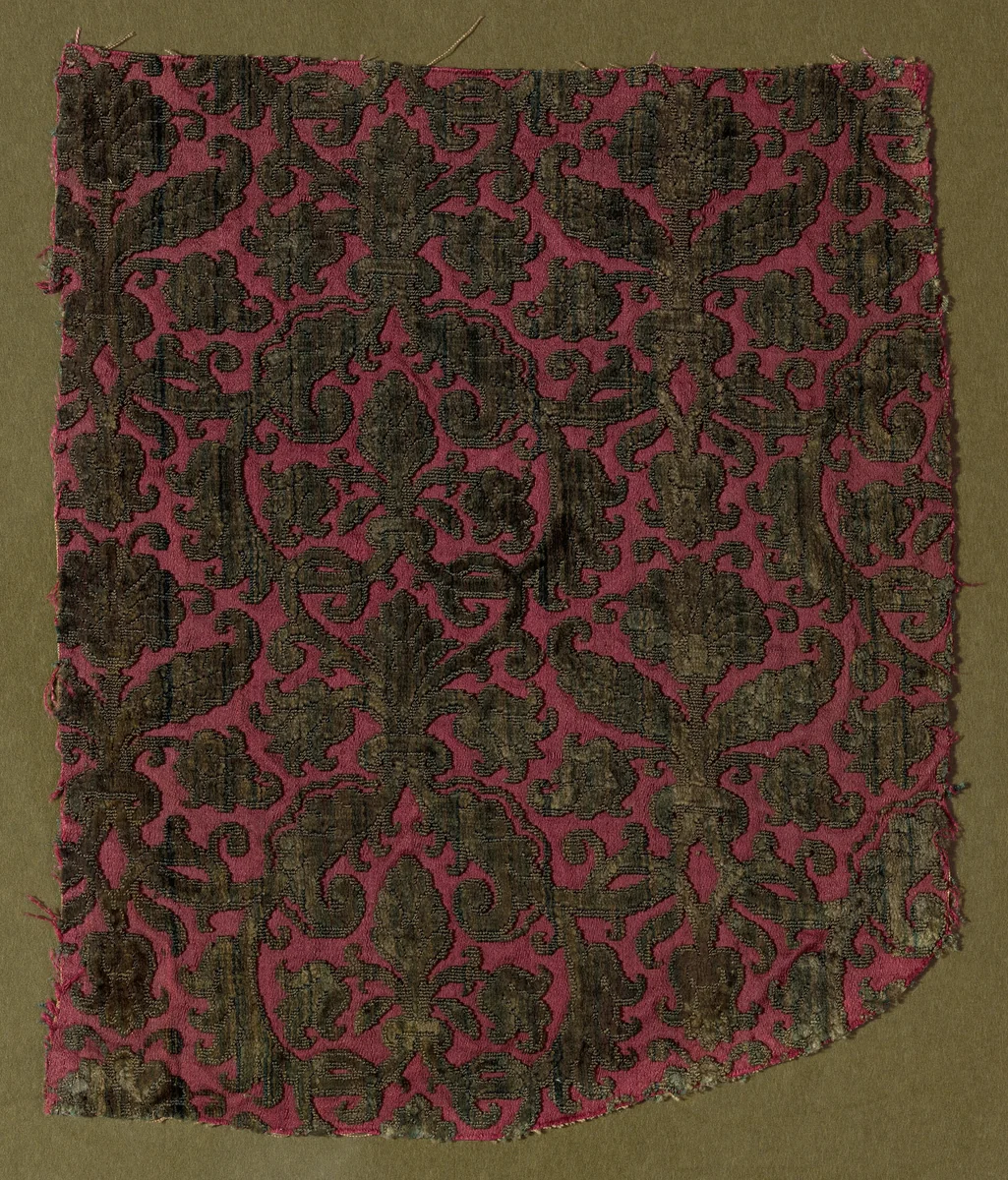 Fragment by Italy, textile, 1575-1600