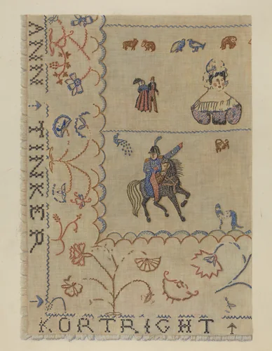 Coverlet by Regina Henderer, index of american design, 1941